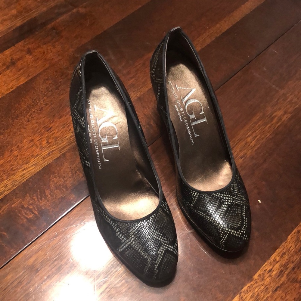 AGL attilio giusti leombruni heeled‎ shoes size 37.5